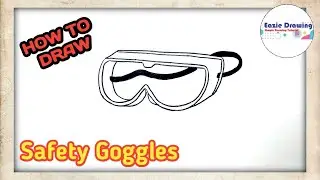 How to Draw Safety Goggles