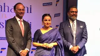 *Federal Bank*, where we will be *unveiling our brand ambassador* spotted by # Vidya ballan #