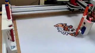 MultiPen con ScoposDraw V2 y  GCode Plotter