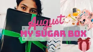 My August Sugarbox unboxing\rakhi  #subscriptionbox   #indiansubscriptionbox #Sugarboxindia