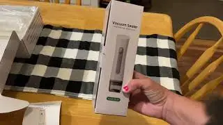 COZII Compact Vacuum Sealer for Food with 30 Reusable Bags,Powerful Handheld Vacuum Sealer 🔗⬇️❤️