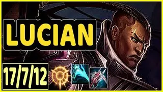 LUCIAN VS JINX - 17/7/12 KDA ADC GAMEPLAY