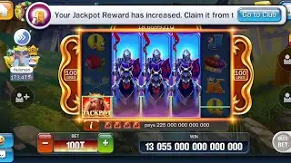 3 Wild on Camelot Cash Huuuge Casino (100T Bet)