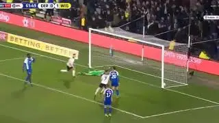 Mason bennett superb goal Derby vs Wigan 2- 1