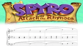 Spyro: Attack of the Rhynocs - Professor's Secret Lab (Piano Sheet Music)