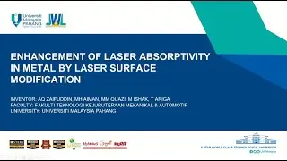 CITReX 2021 | Enhancement of laser absorptivity in metal by laser surface modification (LSM)