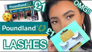 POUNDLAND LASHES | TRY ON & SAVE SOME COIN WITH ME 💸👀