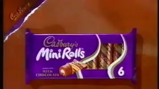 Cadbury's Mini Rolls advert - Broadcast (between 24th to 27th) May 1996 HTV (UK)