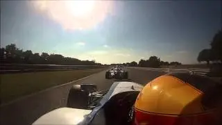 F4 race 2 at Le Vigeant - first lap with Neal Van Vaerenbergh