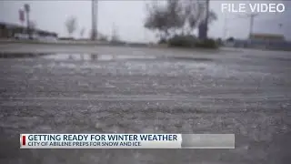 City of Abilene prepares for winter weather