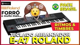 Roland E-A7 PACK Brasil ritmos Nacionais na Teclacenter com Kleberson