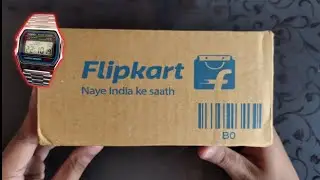 Unboxing Casio Vintage a158w || flipkart ||  India || ozzy tv