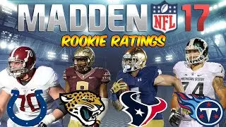 Madden 17 Rookie Ratings | AFC South | Jalen Ramsey + Will Fuller + More
