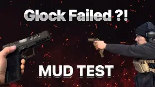 GLOCK 19 .. MUD TEST! FAILED? (Polymer 80)