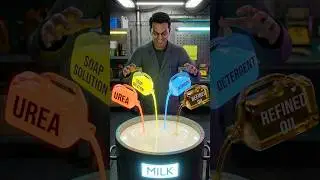 Fake Milk Scam in India (3D) by Professor Of How - Part 2