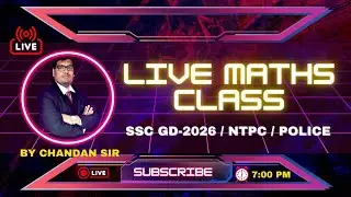 TIME AND WORK | MATH CLASS BY CHANDAN SIR. SSC GD/NTPC/ODISHA POLICE