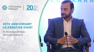 Mr. Muhammad Ali Tabba, CEO, Lucky Cement Ltd | 20th Anniversary Celebration Event