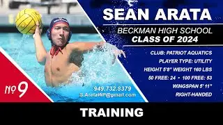 Training 1 | Sean Arata | Class of 2024 | Recruitment Video #waterpolo #usawp #sports #recruitment