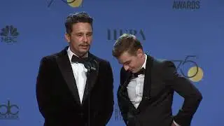 James Franco Press Interview - Golden Globes