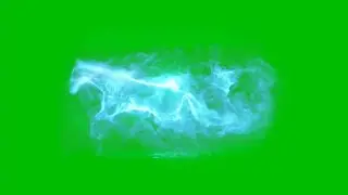 Neon Particles horse Running green screen effect | Chroma key effect | Crazy Editor