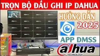 TRỌN BỘ ĐẦU GHI DAHUA 16 K&Ecirc;NH, CAMERA 4MP C&Oacute; M&Agrave;U BAN Đ&Ecirc;M, FULLCOLOR #dahuanvr4116 #cameradahua