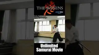 Sword performance of Samurai Movie making.