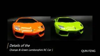 QUN FENG 1:18 Scale Lamborghini RC Cars for Boys and Girls | Racing Sports Cars for Children