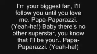 Paparazzi by Lady Gaga *Lyrics*