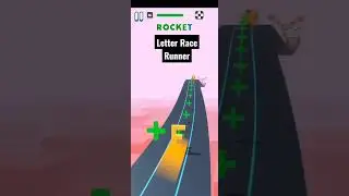 Level 14 Letter Race Runner Gameplay #shorts