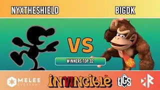 Invincible 6  -  Winners Top 32  -  NyxTheShield(Mr Game and Watch) Vs. BigDK(Donkey Kong)