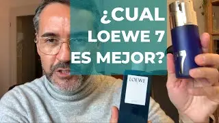 LOEWE 7 - COMPARACION BOTELLA DEL 2010 Y 2021