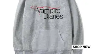 The Vampire Diaries Hoodies moletom Long Sleeve Pullovers Sweatshirt Korean Women Hooded tracksuit
