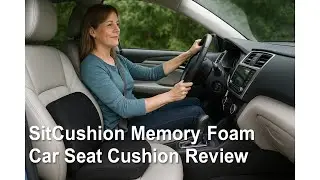 🚗 SitCushion Memory Foam Car Seat Cushion Review 🚗