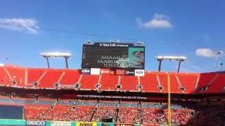 Last Game at Sun Life Stadium