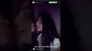 Jane De Leon nag laplapan live. 