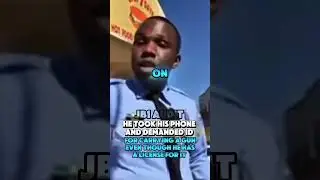 Philadelphia is a legal state to carry he wants to detain and search #shorts #policeofficers #cops