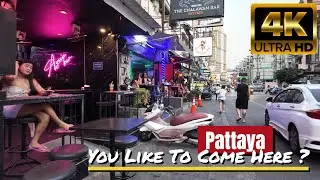 🇹🇭[4K] Pattaya Thailand Walking Tour 🌃Soi Buakhao