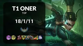 T1 Oner Nidalee vs Lee Sin TOP - KR CHALLENGER Patch 15.9