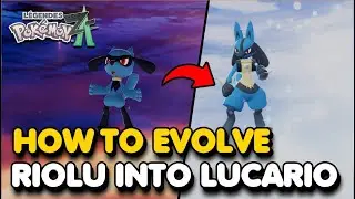 Pokemon Legends ZA Gameplay How to Evolve Riolu!