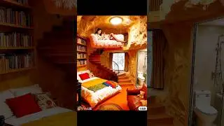 Cozy Cave Bedroom Tour 🐻 | Warm Aesthetic Room Design Ideas 2025 #shorts #aesthetic #relaxing #home