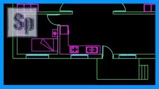 Autocad - 2/2 Dibujar plano casa de una planta en Autocad. Tutorial en español HD