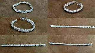 Latest Chandi ki jents bracelet weight with price