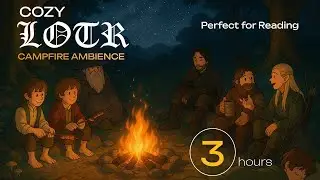 Шёпот леса и треск костра – Cozy LOTR Campfire Ambience for Reading