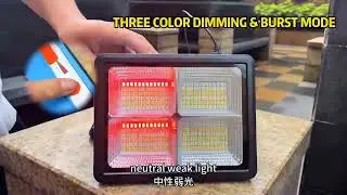 LED Solar Emergency Flood light