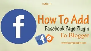 how to add Facebook plugin in blogger