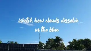 A cloud formation timelapse