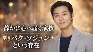 🌸 静かに心へ届く演技 ― パク・ソジュンという存在 🎭✨