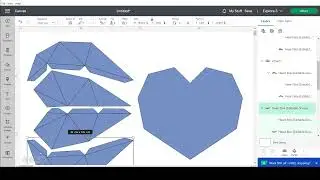 Preparing 3D Heart SVG file with Editable Score in Cricut