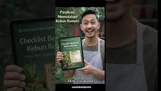 Ini checklist khas ringkas untuk mula tanam sayur di rumah | mydailyminigarden