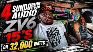 4 SUNDOWN AUDIO ZV6 15'S  ON 32,000 WATTS